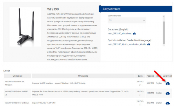 Wi-Fi адаптер Netis WF2190 - обзор, драйверы, настройка