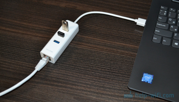 USB-концентратор TP-Link UE330 и адаптер Gigabit Ethernet в одном устройстве